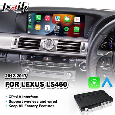 Giao diện Carplay tự động Android không dây cho Lexus LS 460 600h LS460 F-Sport AWD 2012-2017