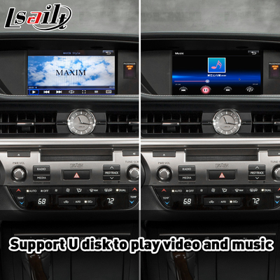Giao diện chơi xe tự động không dây Android cho Lexus ES 250 300H 350 200 Kiểm soát chuột 2012-2018 ES250 ES350