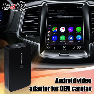 Nâng cấp giao diện video Android Carplay AI Box RAM 4GB cho Volvo S60 S90