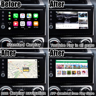 Giao diện Android AI Box Với nhà máy OEM gốc Carplay trên Honda và các mẫu xe hơi khác
