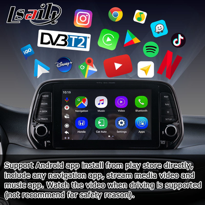 Giao diện Video trên ô tô Android 9.0 AI Box USB HDMI Dành cho ô tô Hyundai Kia có carplay