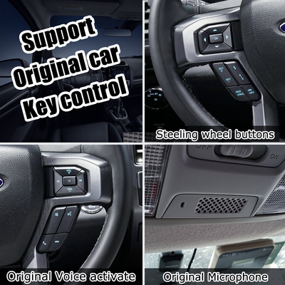 Giao diện video đa phương tiện Android 64GB Hộp AI cho ô tô Ford SYNC3
