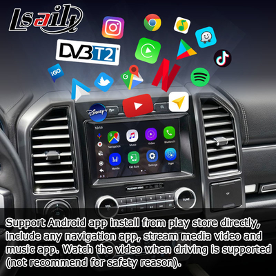 Giao diện video đa phương tiện Android 64GB Hộp AI cho ô tô Ford SYNC3