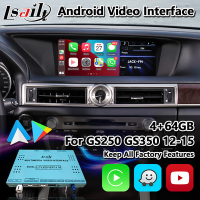 Lsailt Android Car Video Interface cho Lexus GS250 GS350 GS450h GS300h GS L10 2012-2015