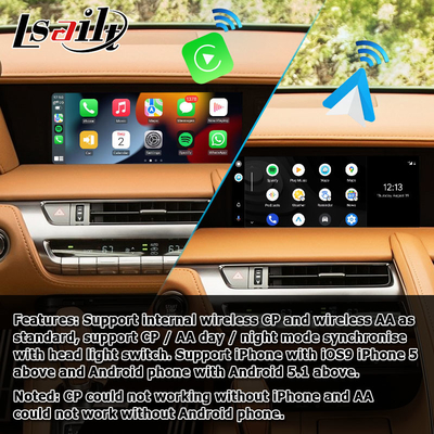 Lexus LC LC500 LC500h không dây android auto carplay media interface hỗ trợ phản chiếu màn hình