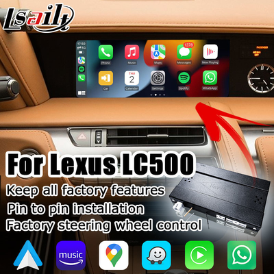Lexus LC LC500 LC500h không dây android auto carplay media interface hỗ trợ phản chiếu màn hình