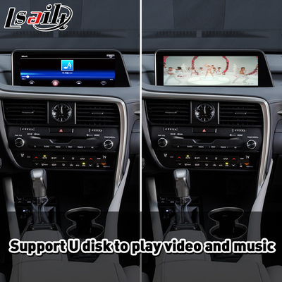 Lexus Carplay Android Auto Interface cho RX450H RX350 RX 350 Kiểm soát chuột 2016-2019