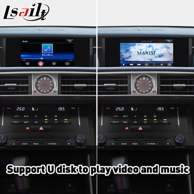 Giao diện Carplay không dây cho Lexus IS250 IS350 IS 250 Kiểm soát chuột 2013-2016