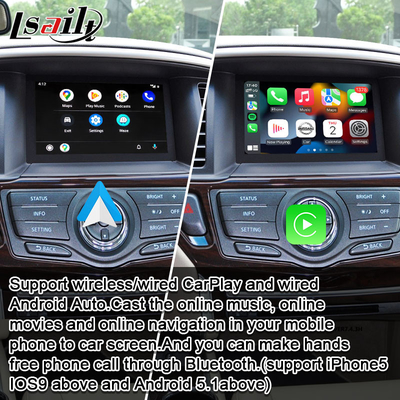 Màn hình đa phương tiện CarPlay cho Nissan Pathfinder, Patrol, Armada Infiniti QX với Android Auto