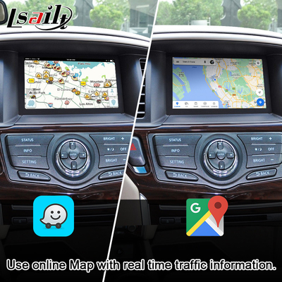 Màn hình đa phương tiện CarPlay cho Nissan Pathfinder, Patrol, Armada Infiniti QX với Android Auto