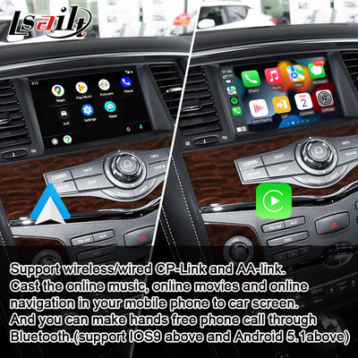 Lsailt Màn Hình Đa Phương Tiện Cho Tuần Tra Nissan Armada Với CarPlay Không Dây, YouTube, Nâng Cấp Màn Hình
