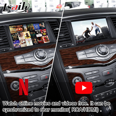 Lsailt Màn Hình Đa Phương Tiện Cho Tuần Tra Nissan Armada Với CarPlay Không Dây, YouTube, Nâng Cấp Màn Hình