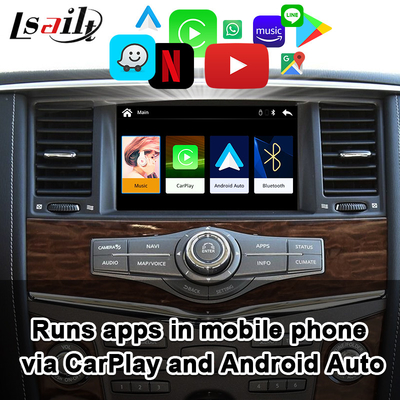 Giao diện Lsailt CarPlay cho Nissan Armada, Quest, Pathfinder với Android Auto, nâng cấp màn hình gốc