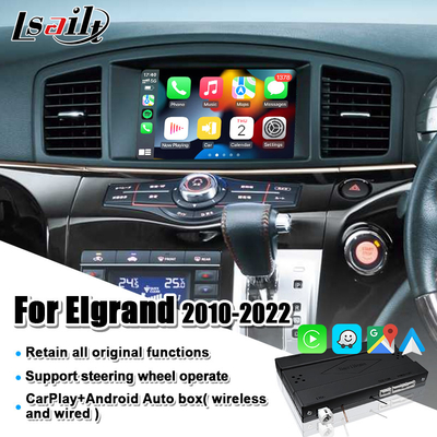 Giao diện Nissan CarPlay với Android Auto, YouTube, Spotify cho Elgrand, Patrol, Armada, Pathfinder