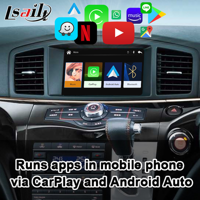 Giao diện Nissan CarPlay với Android Auto, YouTube, Spotify cho Elgrand, Patrol, Armada, Pathfinder