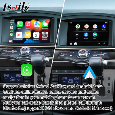 Giao diện Nissan CarPlay với Android Auto, YouTube, Spotify cho Elgrand, Patrol, Armada, Pathfinder