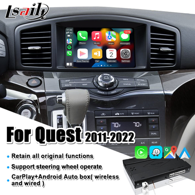 Giao diện CarPlay không dây cho Nissan Quest, Patrol, Armada, Infiniti QX với YouTube, Android Auto