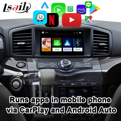Giao diện CarPlay không dây cho Nissan Quest, Patrol, Armada, Infiniti QX với YouTube, Android Auto