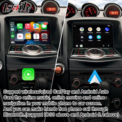Giao diện Android Auto CarPlay cho Nissan 370Z Pathfinder Infiniti QX hỗ trợ camera lùi