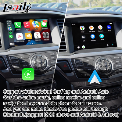 Giao diện Pathfinder CarPlay bao gồm Android Auto, YouTube, Bluetooth hoạt động cho Nissan