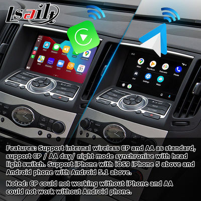 Plug And Play Infiniti G37 G25 Q40 không dây carplay Android mô-đun tự động hộp giao diện video Navihome