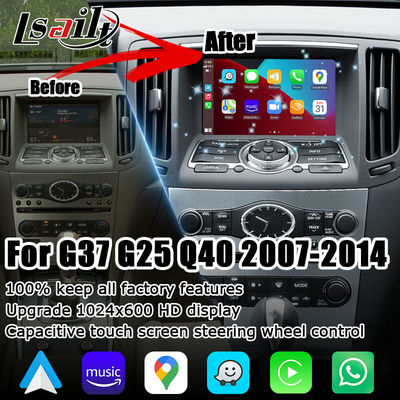 Plug And Play Infiniti G37 G25 Q40 không dây carplay Android mô-đun tự động hộp giao diện video Navihome