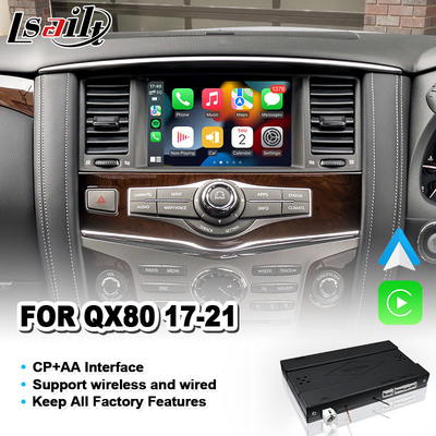 Giao diện Android Auto Carplay không dây cho 2017-2021 Infiniti QX80