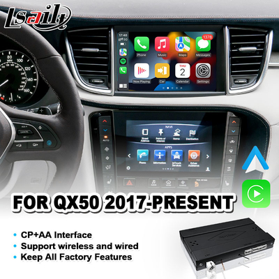 Trình giao diện tự động không dây Carplay Android cho 2017-2022 Infiniti QX50