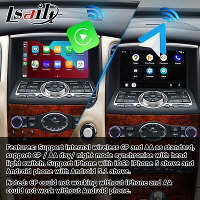 Màn hình Infiniti QX50 EX35 EX25 EX30d EX37 HD Carplay Android Auto nâng cấp