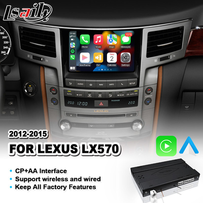 Giao diện Carplay cho 2012-2015 Lexus LX570 LX 570 Với Android Auto không dây