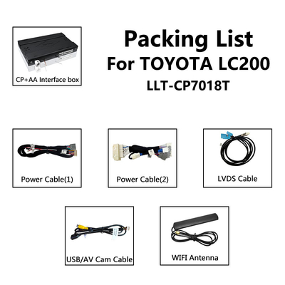 Giao diện Toyota Wireless Carplay cho Land Cruiser LC200 200 V8 2012-2015 của Lsailt