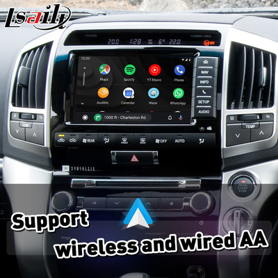 Giao diện tự động Toyota Wireless Carplay Android cho Land Cruiser 200 V8 LC200 2012-2015
