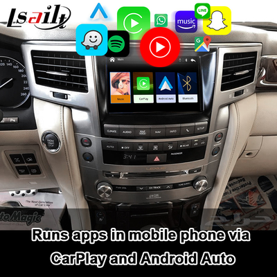 Giao diện Lexus CarPlay cho LX570 2013-2015 GX460 với Wireless Android Auto, Google Map