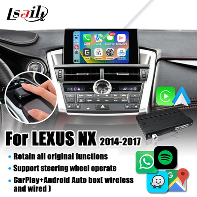 Giao diện CarPlay không dây cho Lexus NX NX200t NX300h Android Auto, Mirror Link, HiCar, CarLife