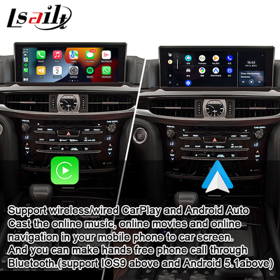 Bộ giải mã CarPlay không dây cho Lexus LX LX570 LX460d 2017-2022 Giao diện video camera Revese