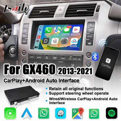 Giao diện CarPlay cắm và chạy cho Lexus GX460 2014-2021 LX570 RX NX với Android Auto không dây