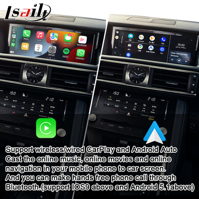 Giao diện Lexus CarPlay cho Lexus IS IS250 IS350 IS300 Camera Giao diện với Android Auto