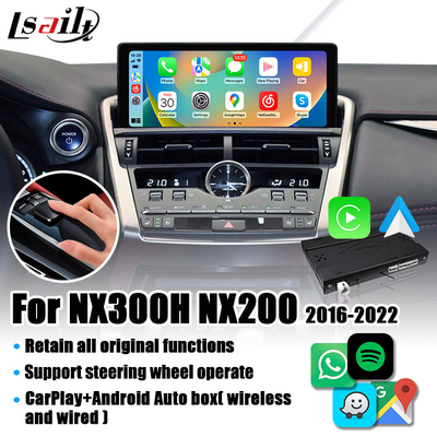 Giao diện Lsailt Lexus CarPlay cho NX NX200T, NX300h 2016-2022 với Hệ thống Linux, Mirror Link