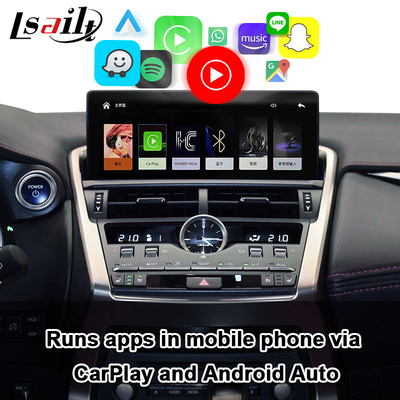 Giao diện Lsailt Lexus CarPlay cho NX NX200T, NX300h 2016-2022 với Hệ thống Linux, Mirror Link