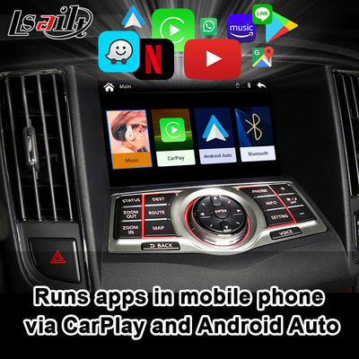 Giao diện tự động Android Lsailt Linux CarPlay dành cho Nissan Maxima 2010-2014 Infiniti với Mirror Link