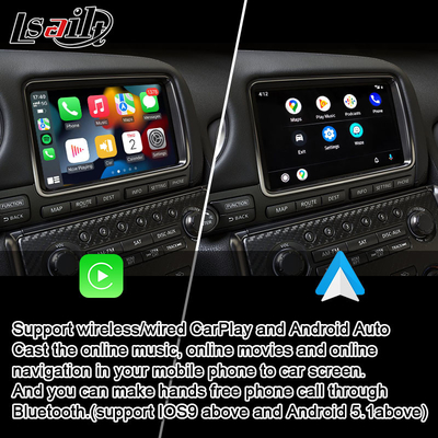 Giao diện Carplay cho Nissan GT-R GTR R35 2008-2017 Tích hợp Android Auto không dây, Mirror Link
