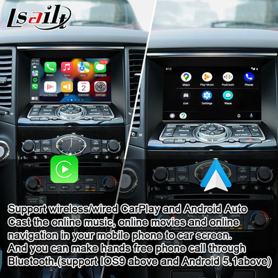 Giao diện không dây Apple CarPlay Android Auto Nâng cấp màn hình gốc cho Infiniti FX Q QX