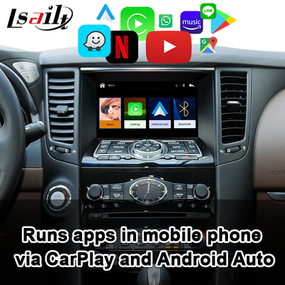 Giao diện không dây Apple CarPlay Android Auto Nâng cấp màn hình gốc cho Infiniti FX Q QX