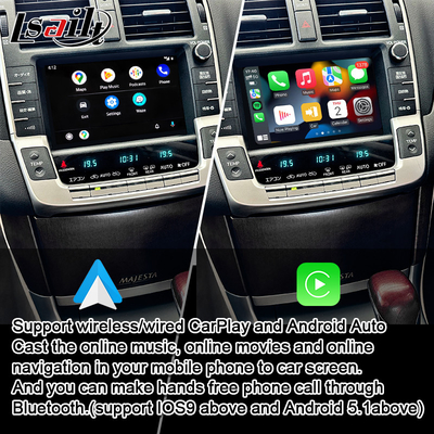 Giao diện Toyota Wireless CarPlay Giao diện Android Auto cho Crown, Land Cruiser LC200