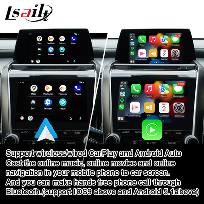 Giao diện video đa phương tiện Android tích hợp OEM với CarPlay không dây, Android Auto, YouTube