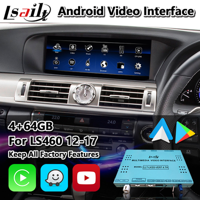 Giao diện video đa phương tiện Lsailt Android cho Lexus LS460 LS600h LS F-Sport AWD 2012-2017