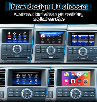 Giao diện video Android carplay android auto box cho Nissan Armada TA60 2008-2015