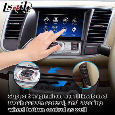 Giao diện video Nissan Teana J32 Android với tính năng tự động carplay không dây tích hợp