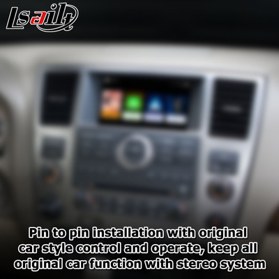 Nissan Armada TA60 phù hợp với carplay android auto trên màn hình xuất xưởng