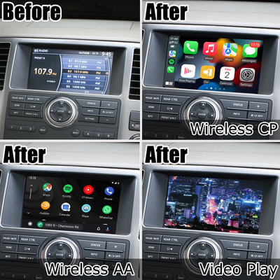 Nissan Armada TA60 phù hợp với carplay android auto trên màn hình xuất xưởng